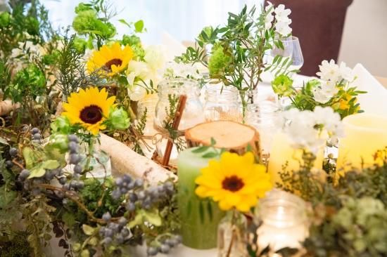 ヴィラデマリアージュ軽井澤様にて 向日葵笑顔のウエディング