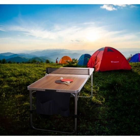 ピンポンテーブルになるアウトドアテーブル