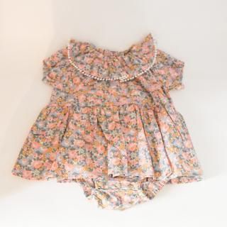 フリル付きロンパース