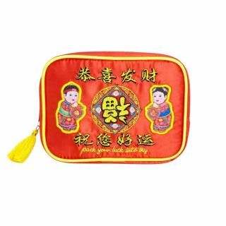 中国春節スクエアポーチ