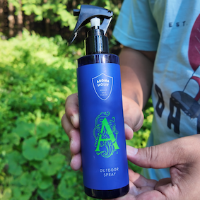 アルコールフリーの100%ナチュラルな虫よけスプレー