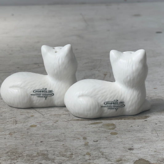 CERAMIC SALT & PEPPER SHAKER SET / Cat|ネコの陶器ソルト&ペッパー