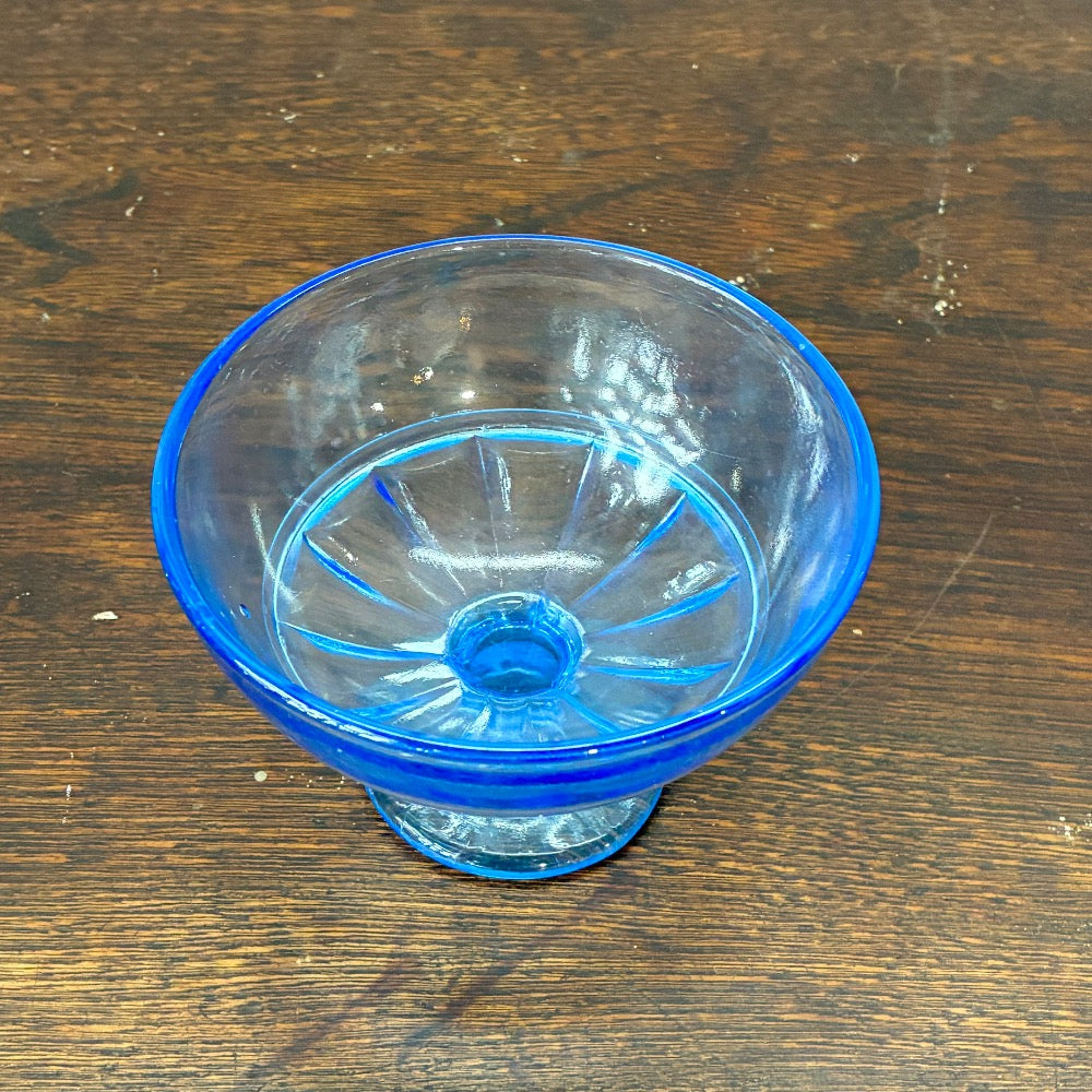 戦前 氷コップ ブルー