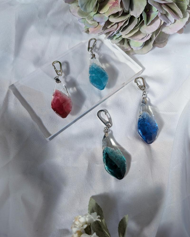 心躍った空の結晶【心落ち着くストラップ】