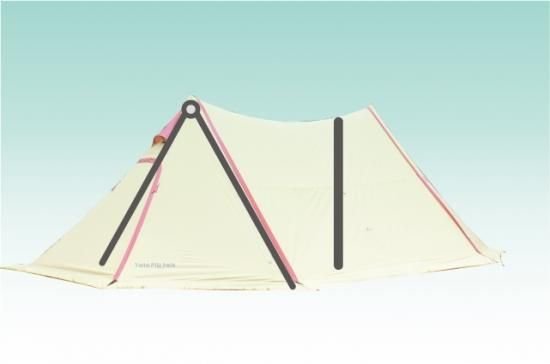 ツインピルツフォーク用2又フレーム