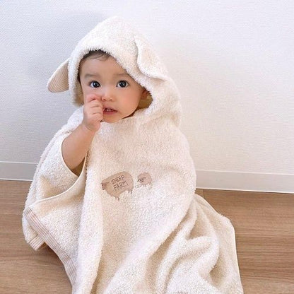 フラッフィー フード付バスタオル