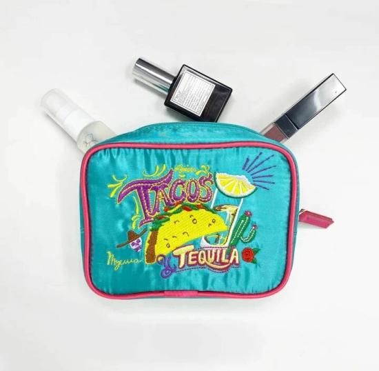 メキシコタコスモチーフスクエアポーチ