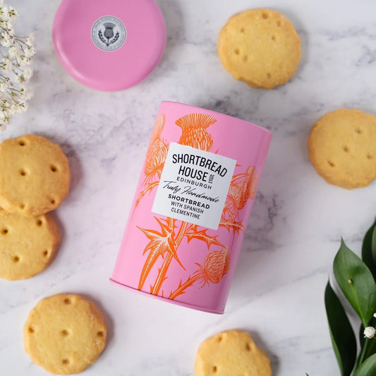 【クッキー缶】スパニッシュ クレメンタイン【SHORTBREAD HOUSE OF EDINBURGH】