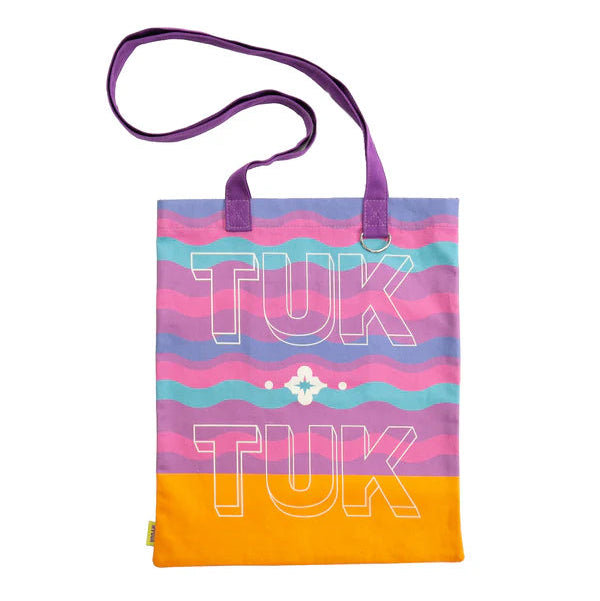 MYUUA THAILAND TUKTUK トートバッグ PURPLE MIX