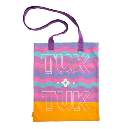 MYUUA THAILAND TUKTUK トートバッグ PURPLE MIX