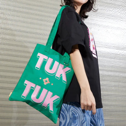 MYUUA THAILAND TUKTUK トートバッグ GREEN