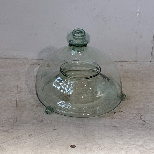 蓋つき　はえとりガラス