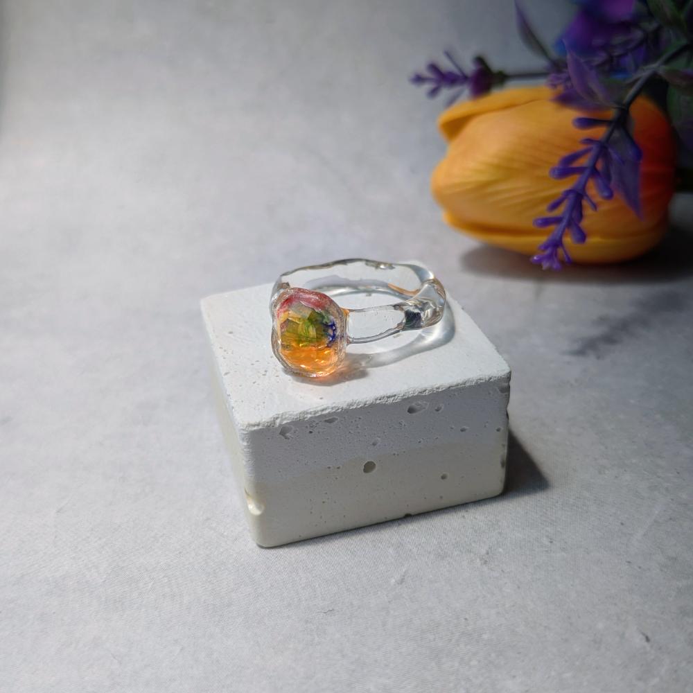 Flower Ring（ストレチア）【12〜13号】